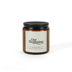 Our Beginning Scented Soy Candle — Amber Jar Candle (Multi-Size)