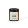 Scented Soy Candle — “Fur Is My Decor” Amber Jar (Multiple Sizes)