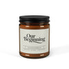 Our Beginning Scented Soy Candle — Amber Jar Candle (Multi-Size)